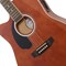 Ashthorpe Full-Size Left-Handed Dreadnought Cutaway Acoustic-Electric Guitar Bundle - Premium Tonewoods